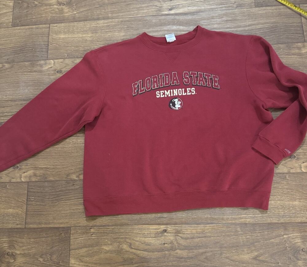 Florida State Seminoles Sweatshirt Adult 2XL Red Crewneck FSU NCAA SOFFE